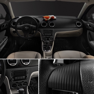 3D Premium de alta brillo de fibra de carbono envolturas de vinilo rollo de película pegatina decoración del coche DIY (2)