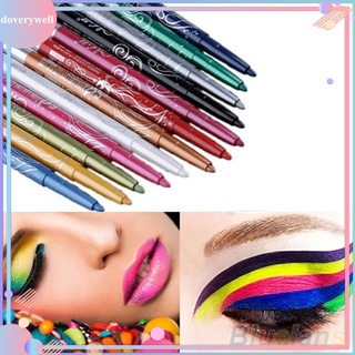 12 colores/set sombra de ojos delineador de labios delineador de ojos lápiz de cejas lápiz maquillaje cosmético