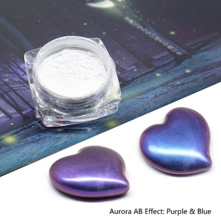 TAR1 9 Colores Mágico Resina Camaleones Pigmento Espejo Arco Iris Perla Polvo Colorante Epoxi Purpurina Joyería Kit (4)