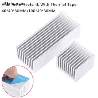 [sixhumor] 1pc disipador de calor de aluminio 40/100 mm almohadilla de enfriamiento led ic chip enfriador radiador disipador de calor co
