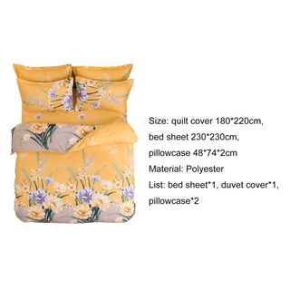 [venta] práctica sábana bajera ajustable funda de almohada funda de edredón transpirable para el hogar (4)