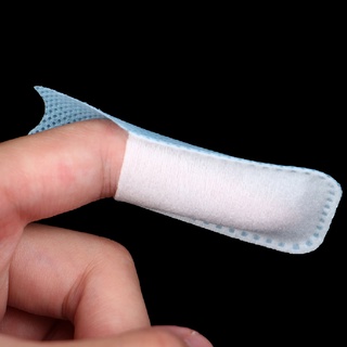 enco 100 pzs toallitas de limpieza profunda para blanquear dientes/cepillo dental para limpiar los dedos (8)