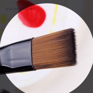 juego de 6 pinceles de pintura al óleo de nailon para artista, arte, pintura, pinceles de acuarela