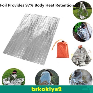 Brkokiya2 mantas De emergencia Extra grandes/manta térmica Para senderismo/campamento/campamento/Prepper y primeros auxilios/Kit De supervivencia (8)