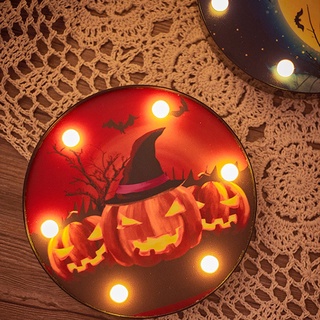 Luces decorativas signo de luz de noche Led luz de neón signo alimentado por batería o USB decoración de Halloween