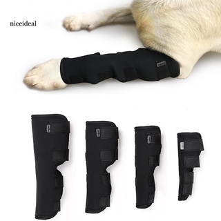 Envoltura de piernas de tela de neopreno multifuncional Flexible mascotas perro articulación envoltura mantener caliente para el hogar