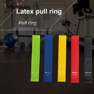 tf 1 set de bandas de resistencia fitness látex 5 piezas loop set para ejercicio deportes fitness