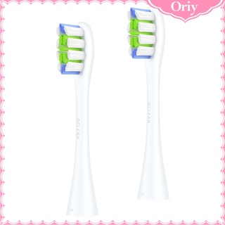 [Oriy] 2 cabezales de cepillos de dientes Sonic Premium para cepillos de dientes eléctricos Oclean blanco