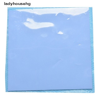ladyhousehg 100mmx100mmx1mm azul disipador de calor refrigeración térmica conductiva sin cortar almohadilla de silicona venta caliente