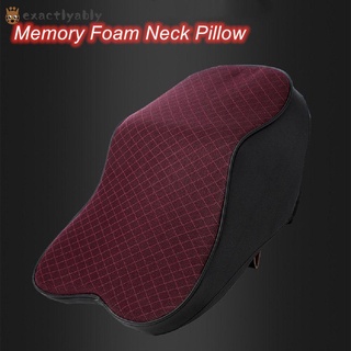 EXACTLYABLY Comfortable Headrest Automotive Interior Car Headrest Neck Pillow Car Memory Foam Breathable Car Pillow Pillow/Multicolor