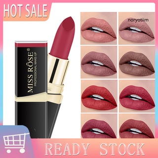 MO_MISS ROSE Long Lasting Waterproof Matte Lipstick Moisturizing Lip Gloss Cosmetics