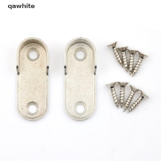 qawhite 2 piezas de soporte de tubo de ropa para armario, soporte de extremo de poste, soporte de engrosamiento 0 0 0 0 0 co