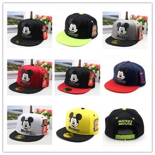 🎊Perfect Kids sombrero de béisbol Mickey Mouse de dibujos animados ajustable gorra Snapback sombreros de sol Hip Hop gorras vdgr