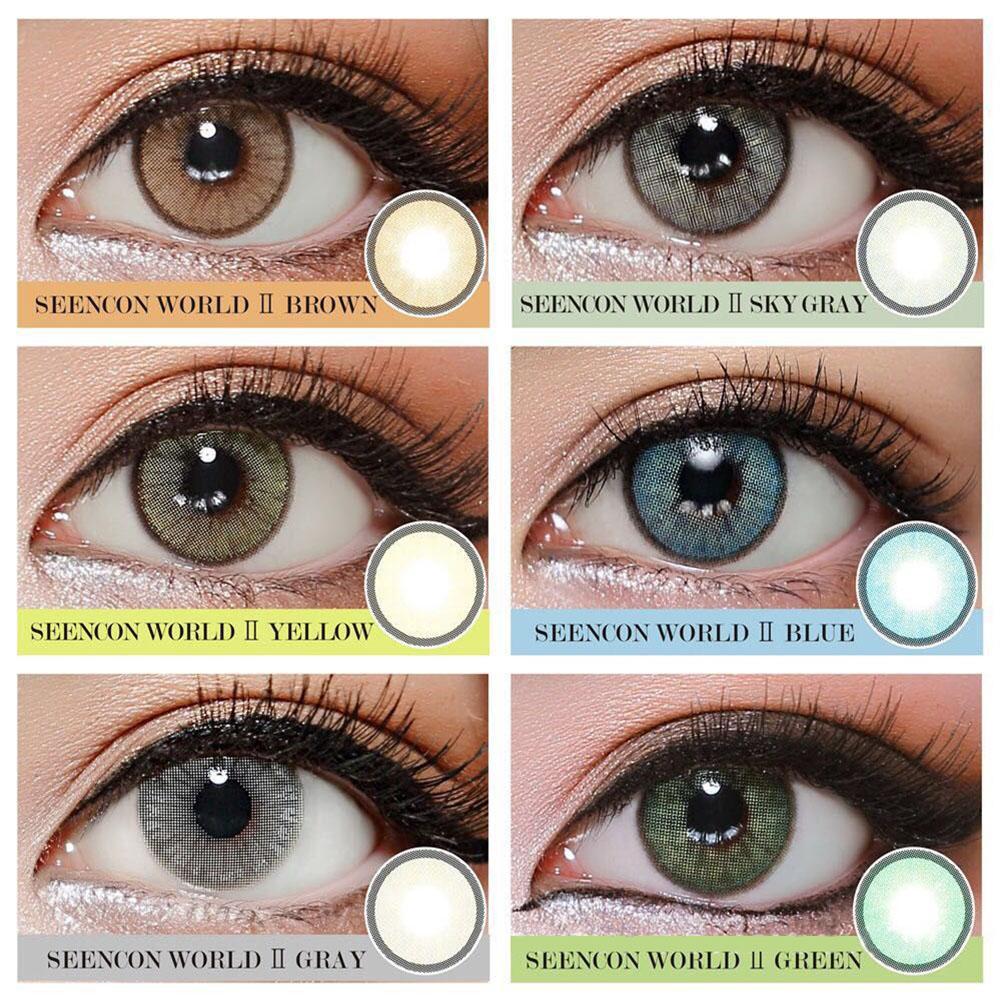 lentes de contacto de 14,2 mm len accesorio de ojos anual de 0 grados (1)