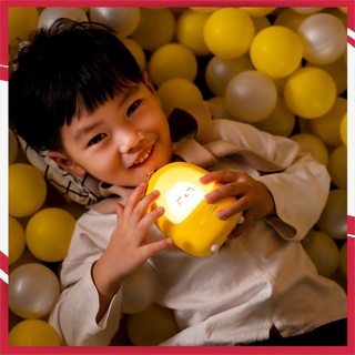 Portátil mascota caja LED luz de noche dormitorio noche alimentación mesita de noche luz de los niños pat y sueño atmósfera luz