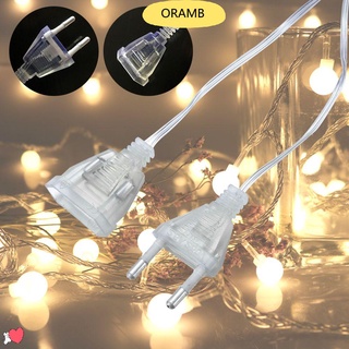 LIKEWINN LED Cadena De Luces Luz Cable De Extensión 3m 220V De La Línea De Linterna Decoración De Navidad Con Interruptor Transparente Europeo Reglamento