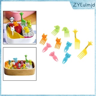 10 paquetes de tenedores bento para niños, tenedores pequeños, tenedores para postres, pasteles