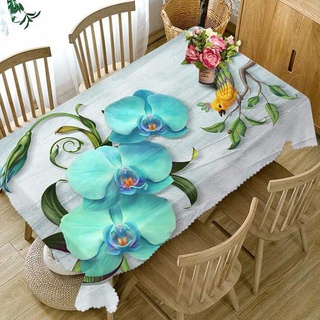 Tablecloth Waterproof Dustproof Thicken Rectangular and Round Tablecloth 3d