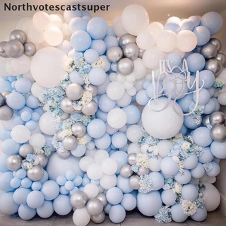 northvotescastsuper 50 pzs globos de látex redondos de color pastel pastel para fiesta de cumpleaños nvcs