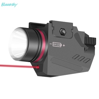 [BS] Linterna de luz de arma LED táctica/linterna de luz láser de punto rojo militar Airsoft