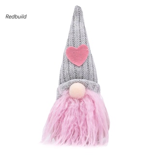 Realista Gnome decoración delicada tejido enano decoración amor corazón patrón suministros de fiesta