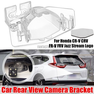 Soporte de cámara de visión trasera para coche, placa de matrícula, luces de carcasa para Honda CR-V CRV FR-V FRV Stream (1)