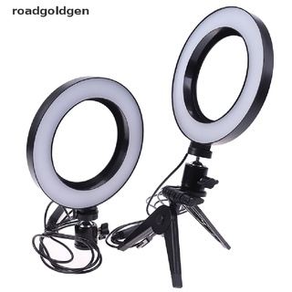 roco 6 "led anillo de luz de la lámpara selfie cámara en vivo regulable teléfono estudio foto video martijn