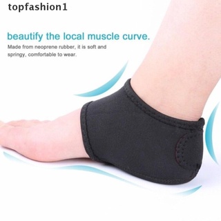 topn 1 par de calcetines de fascitis plantar para talón de pie, almohadilla para aliviar el dolor del talón. (2)