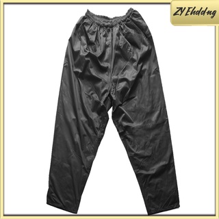 impermeable impermeable reflectante impermeable traje de lluvia negro, incluye chaqueta con capucha y pantalones (6)