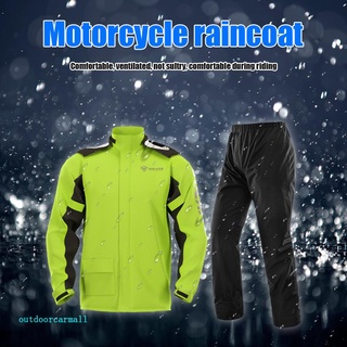 Prontox Sulaite abrigo De lluvia reflectante+pantalones con fundas De zapato Verde