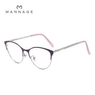 Gafas de marco de aleación de Metal ojo de gato gafas ópticas clásicas gafas transparentes transparentes lentes de mujer hombres gafas (5)