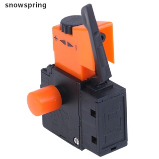 snowspring fa2/61bek bloqueo en potencia eléctrico taladro de mano control de velocidad interruptor de gatillo 220v6a co