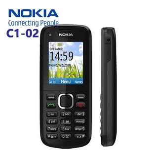 nokia c1-02 desbloqueado viejo hombre teléfono móvil función de teléfono móvil básico nuevo