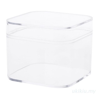Uki cuadrado contenedor de almacenamiento organizador caja para espuma limo barro arcilla ligera
