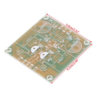 utakeFused LM317+LM337 Postive negativo Dual Card adaptador de alimentación DIY Kit (8)