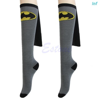 In-calcetines unisex de superhéroe Batman fútbol con Capa Para Cosplay