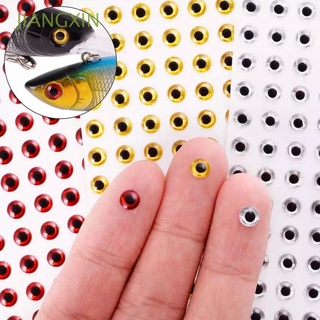 Jiangexin 100 piezas/Lote De Pesca con Mosca simulación Globo Ocular Holográfica 3mm 4mm 5mm 6mm señuelo De Pesca ojos 3d ojos De pez/Multicolor