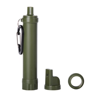 filtro de agua portátil de supervivencia purificador de paja camping equipo de emergencia