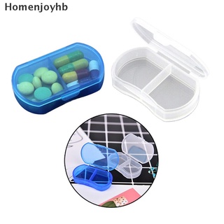 hhb> caja de pastillas de plástico portátil para cuidado saludable con pozo de almacenamiento temporal