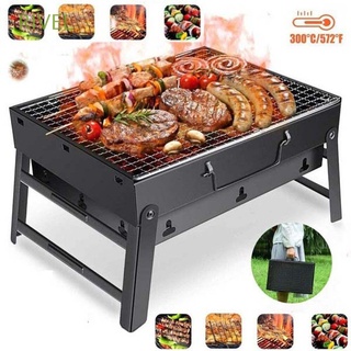 RIVEL Foldable Barbecue Stove Folding Charcoal Grill BBQ Grill Convenient Portable Party Picnic Household Outdoor Camping Tool
