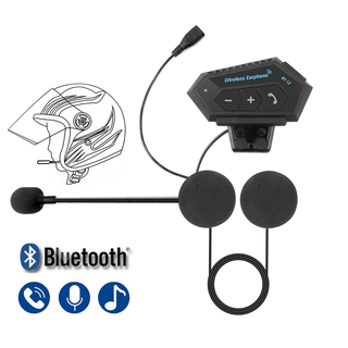 Motocicleta Bluetooth 4.2 auriculares inalámbricos intercomunicador manos libres teléfono Kit de llamadas estéreo Anti-interferencia intercomunicador reproductor de música