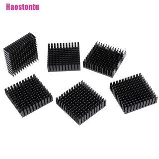 [Haostontu] 2pcs 40x40x11mm black aluminium heatsink chip thermal conductive block