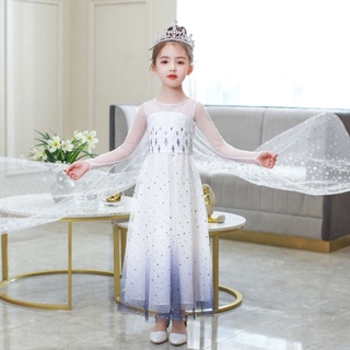 Vestido de princesa Elsa Frozen para niños