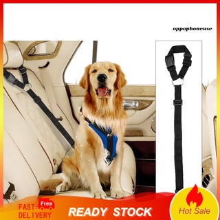 oppo correa ajustable para cinturón de seguridad para coche, perro, perro, correa de seguridad para caminar, cuerda firme