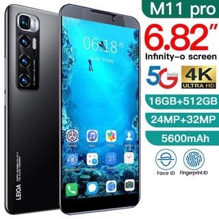 【foshou】M11pro High Definition 6.8 Inch Screen Smart Phone Dual Card 10 Core