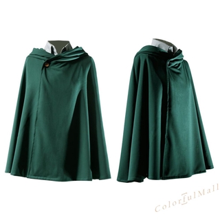 anime sudaderas con capucha de la legión uniforme unisex verde negro capa capa cosplay disfraz (8)