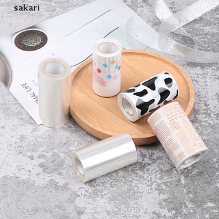 [sakari] 1 rollo de película envolvente para tartas transparente, acetato de cocina, 8 cm/10 cm x 10 m [sakari] (1)