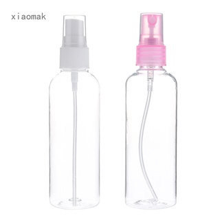 atomizador de perfume de plástico transparente portátil de viaje, botella de spray pequeña, 100 ml