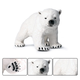 3pcs ern precioso mini oso polar decoración del hogar accesorios para el hogar miniatura animales de jardín (4)