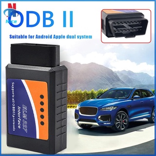 ✦Nice_New^Elm327 V1.5 Bluetooth compatible con OBD II 2 escáner herramienta de diagnóstico del coche para iOS Android✦